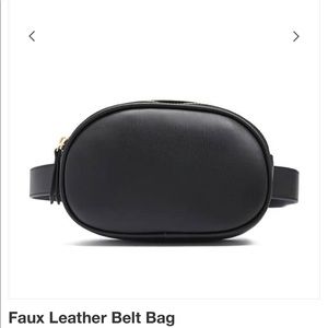 WORN ONCE! Faux Leather Fanny Pack